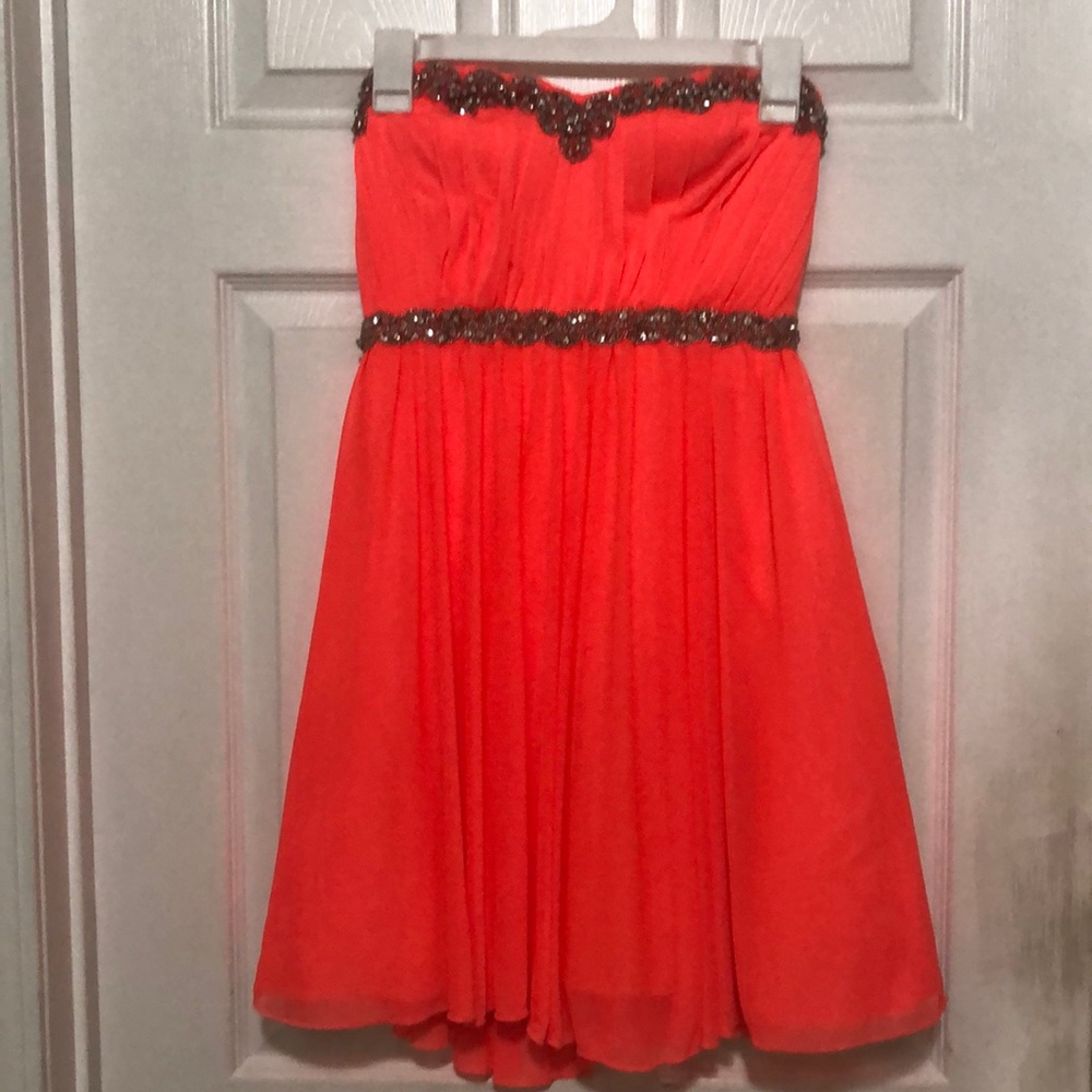 Strapless Pink Dress